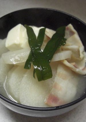体に優しい長芋のお味噌汁♪-レシピのメイン写真