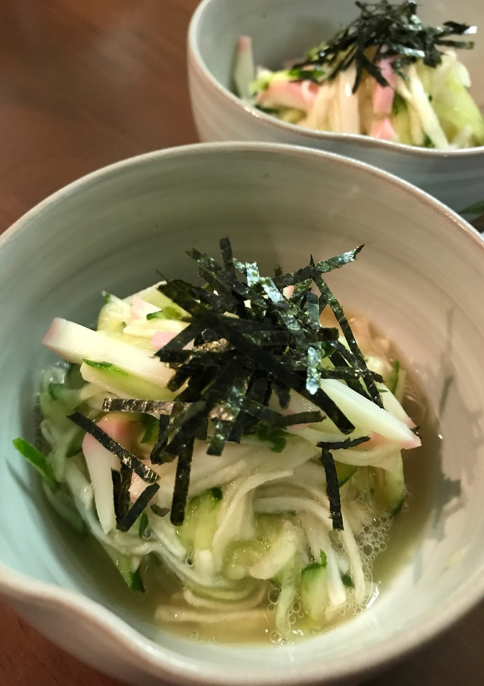 かまぼこ入り長芋のわさび和え-レシピのメイン写真