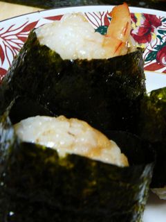 天むす風おにぎり-レシピのメイン写真