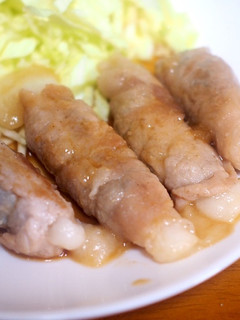 とろとろ!タレ作り不要!餅の豚肉巻き-レシピのメイン写真