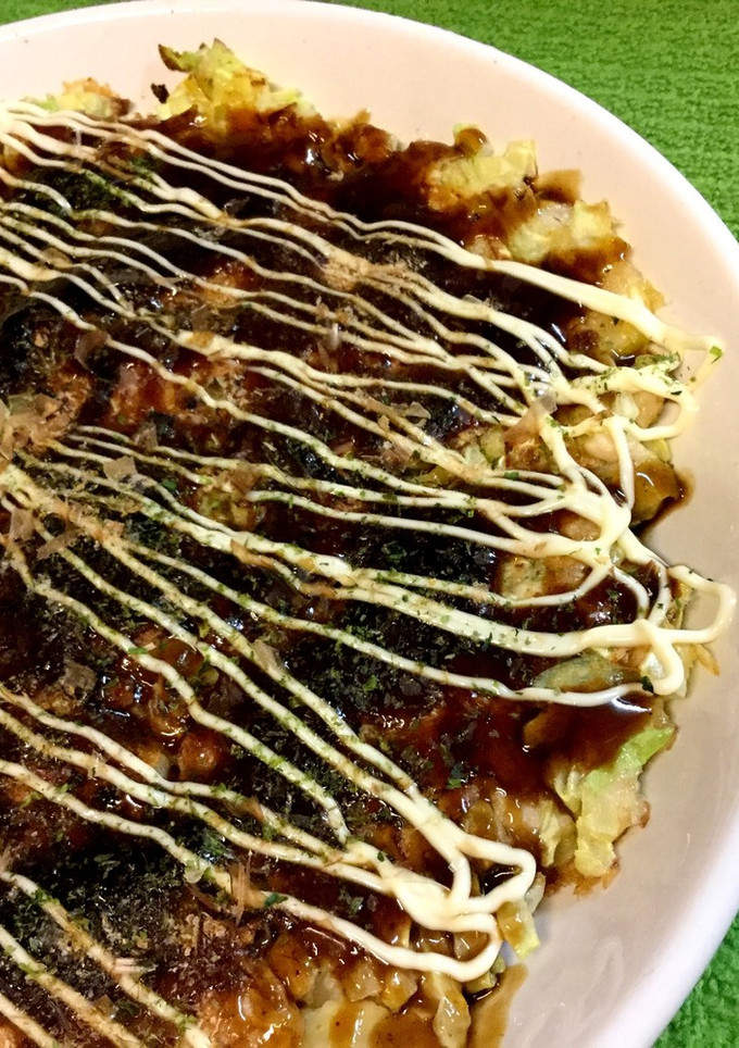 ベタつかない我が家のお好み焼き＊覚書-レシピのメイン写真