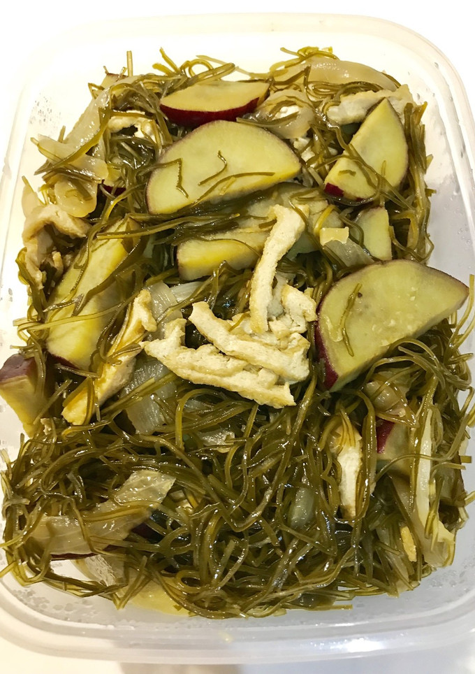 切り昆布とさつまいもの煮物-レシピのメイン写真