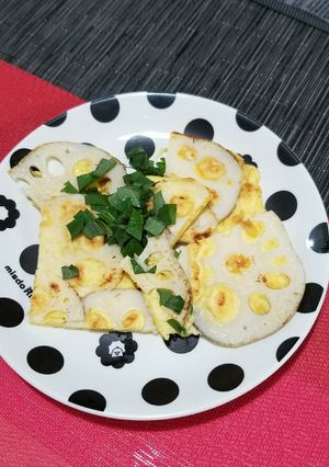 皮付きレンコンチヂミ-レシピのメイン写真