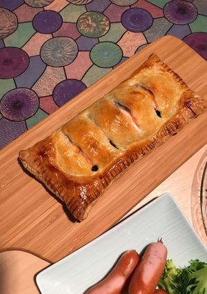 サーモンとほうれん草のパイ-レシピのメイン写真