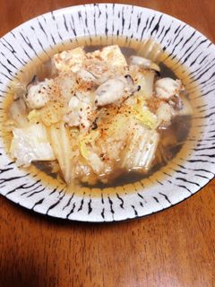 牡蠣と白菜のみぞれ煮-レシピのメイン写真