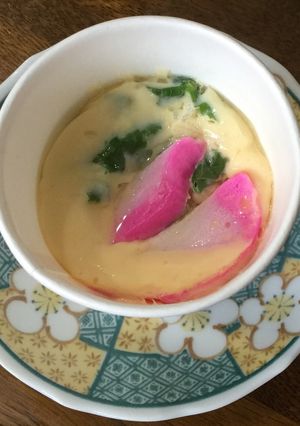 紙コップで茶碗蒸し 宝達志水町学校給食-レシピのメイン写真