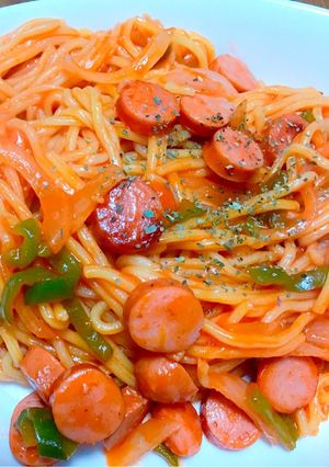 モチモチ食感の焼きそば麺ナポリタン-レシピのメイン写真