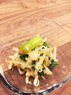 簡単もう一品!青梗菜ともやしの香味和え-レシピのメイン写真