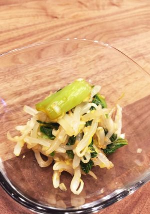 簡単もう一品！青梗菜ともやしの香味和え-レシピのメイン写真