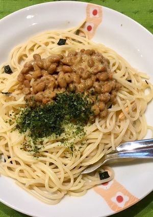 納豆パスタ-レシピのメイン写真