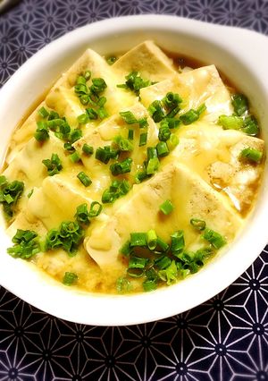 ヘルシーとろーりチーズの甘ダレがけ豆腐♪-レシピのメイン写真