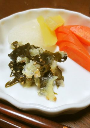 簡単☆残ったダシ昆布で♪ごま油チーズ焼き-レシピのメイン写真