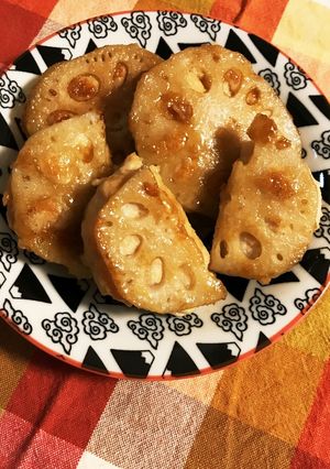 蓮根のはさみ焼き-レシピのメイン写真