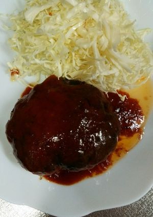 ハンバーグ-レシピのメイン写真