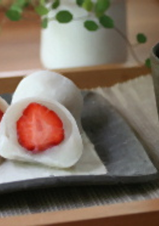 レンジで作る簡単いちご大福☆-レシピのメイン写真