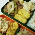 お弁当 なめ茸と青のりの卵焼き