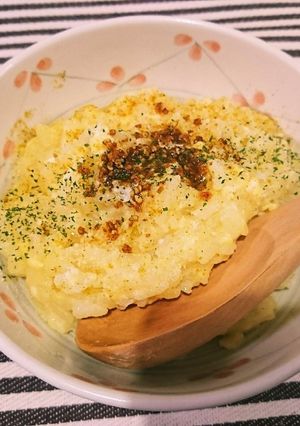カレーリゾット風リメイク卵がゆ-レシピのメイン写真