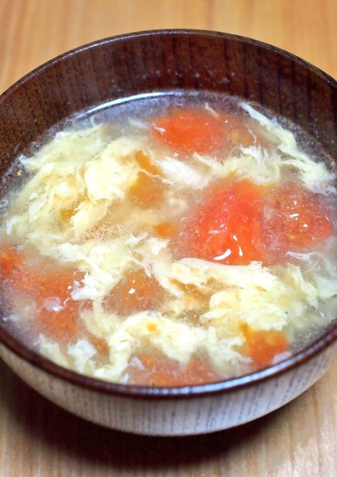 トマトとたまごのスープ-レシピのメイン写真