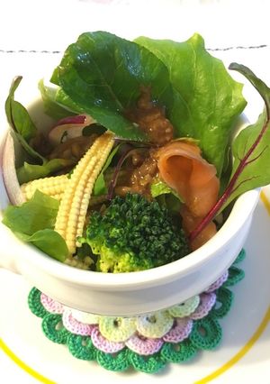 ひしお（醤）と梅のドレッシング-レシピのメイン写真