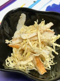 キャベツとちくわのごま和え-レシピのメイン写真