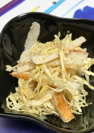 キャベツとちくわのごま和え-レシピのメイン写真
