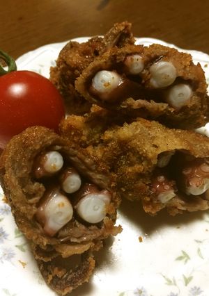 タコの肉巻き揚げ-レシピのメイン写真