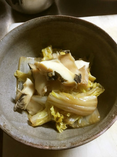ニシ貝と白菜の煮物-レシピのメイン写真