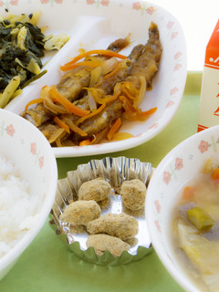 節分豆きなこ黒糖ナッツ【葛尾村の給食】-レシピのメイン写真