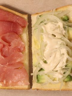 生ハム&アボカドのサンドイッチ-レシピのメイン写真