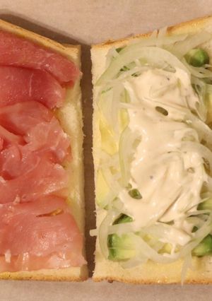 生ハム&アボカドのサンドイッチ-レシピのメイン写真