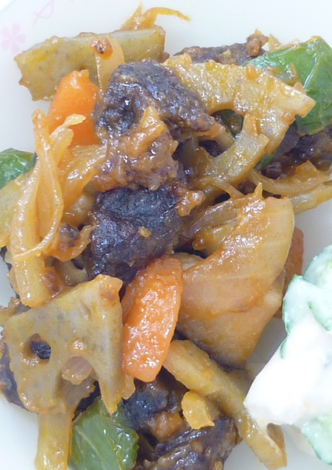 南房総市給食◆南房総野菜がたっぷりの酢鯨-レシピのメイン写真