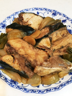 ブリのあら煮。フライパンで簡単(^^)♪-レシピのメイン写真