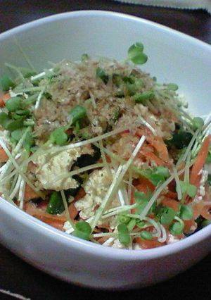 くずし豆腐の彩りサラダ-レシピのメイン写真