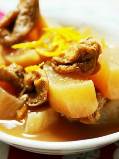 大根と油揚げの煮物*柚子風味-レシピのメイン写真