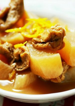 大根と油揚げの煮物＊柚子風味-レシピのメイン写真