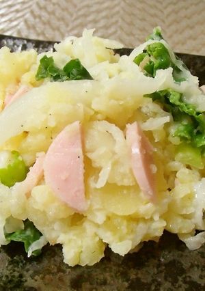 ヤーコンしゃきしゃき☆ポテトサラダ-レシピのメイン写真