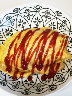 ランチにどうぞ!バターライスのオムライス-レシピのメイン写真