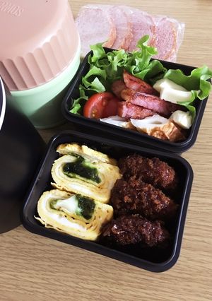 2018／1／9お弁当-レシピのメイン写真