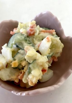 クリーミーポテトサラダ-レシピのメイン写真