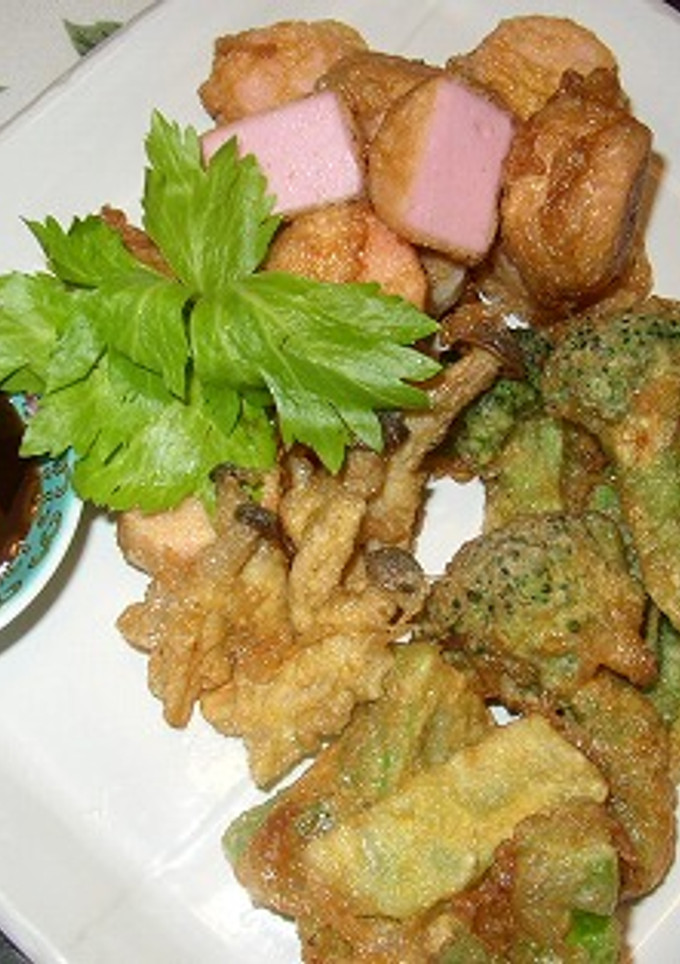 おさかなのソーセージと野菜の卵揚げ-レシピのメイン写真