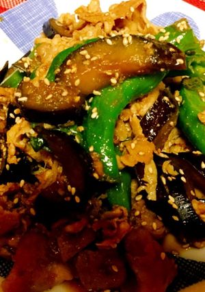 ししとう・茄子の照り焼き-レシピのメイン写真