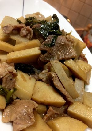京芋と豚肉のほくほく炒め-レシピのメイン写真