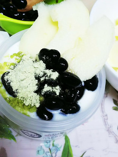 りんごと黒豆きなこヨーグルト-レシピのメイン写真