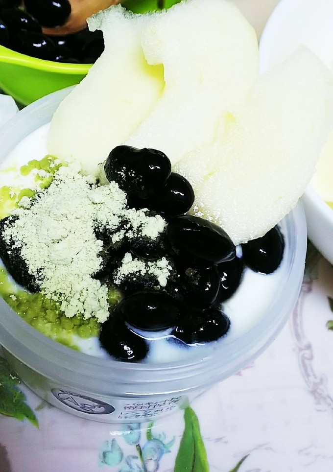 りんごと黒豆きなこヨーグルト-レシピのメイン写真