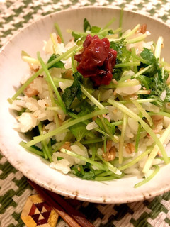 梅香る 三葉の混ぜご飯-レシピのメイン写真