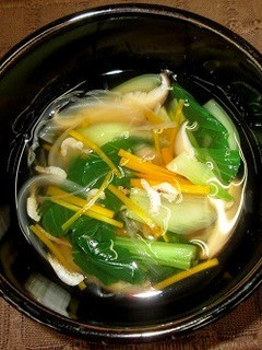 チンゲンサイスープ-レシピのメイン写真
