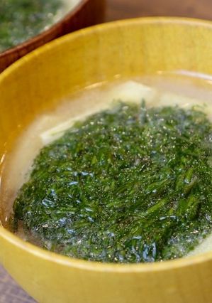 アカモクの味噌汁-レシピのメイン写真