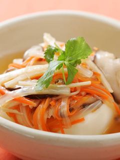 春のあんかけ豆腐-レシピのメイン写真