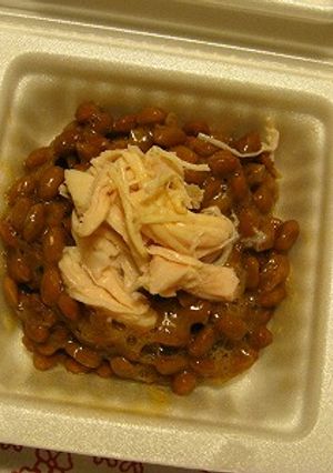 納豆＋鶏ささみ　ダイエット食もおいしく-レシピのメイン写真