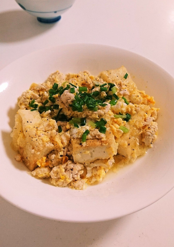 鶏そぼろと豆腐の卵とじ-レシピのメイン写真